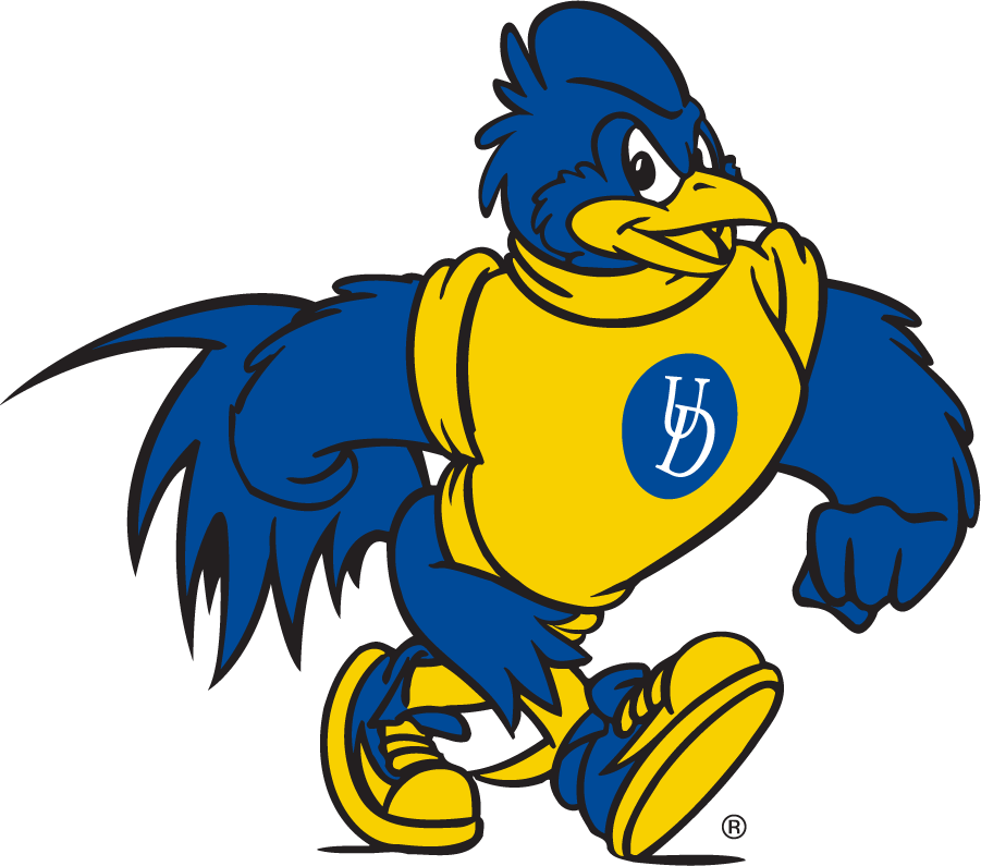 Delaware Blue Hens 2018-Pres Mascot Logo v3 diy DTF decal sticker